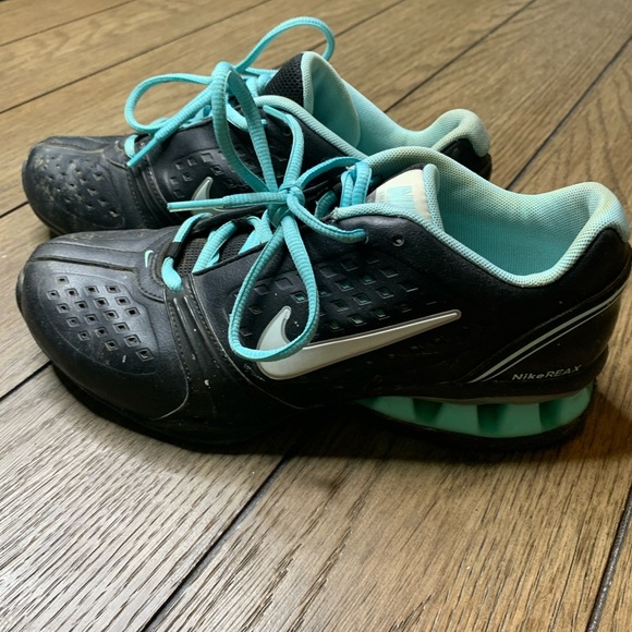 Nike Shoes - Nike Reax women’s black and teal sneaker shoes